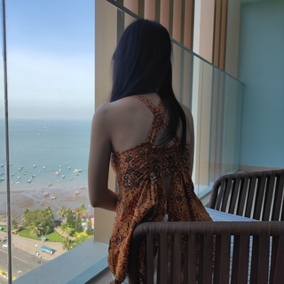 Áo Yếm Thổ Cẩm Đi Biển