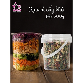 RAU CỦ QUẢ SẤY CHO CHÓ MÈO - 500G