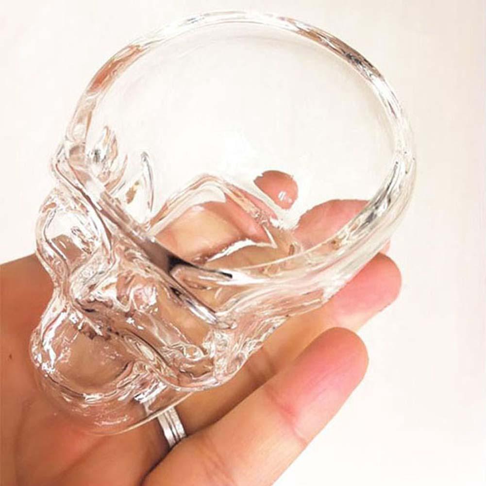 Crystal Vodka Whiskey Shot Skull Head Glass Cup Drinking Ware Home Bar 1pcs/3pcs/5pcs