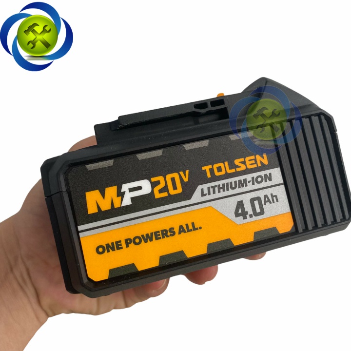 Pin 20V 4.0Ah Tolsen 87474 (tương thích với tất cả các công cụ không dây TOLSEN MP20V)