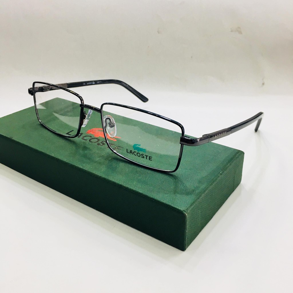 Gọng kính kim loại nam Lacot mắt vuông - nhận cắt mắt cận viễn loạn | BigBuy360 - bigbuy360.vn