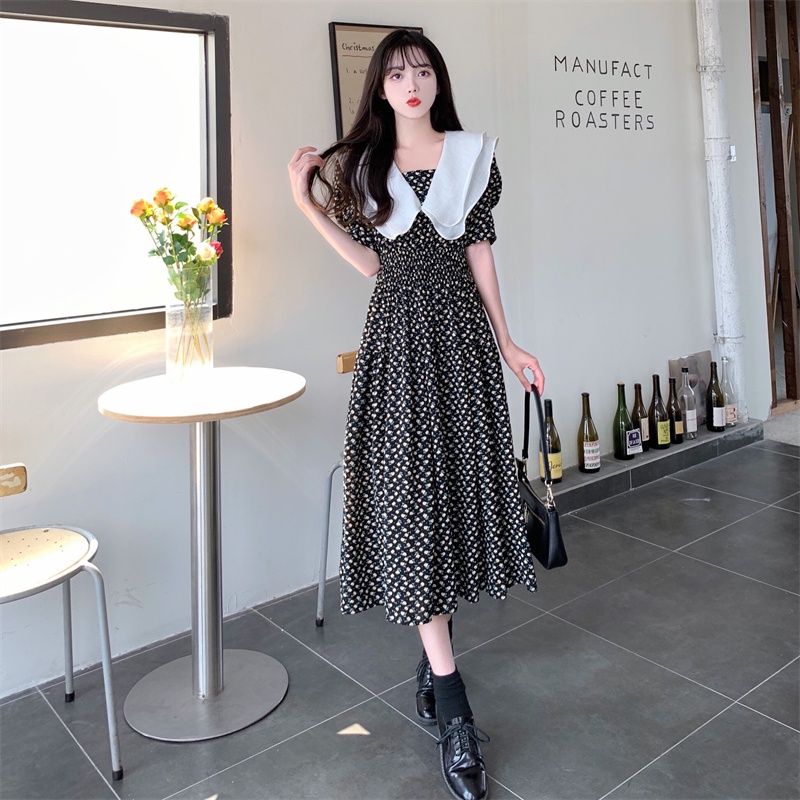 Đầm Hoa Thời Trang Mùa Hè Hàn Quốc Dành Cho Nữ