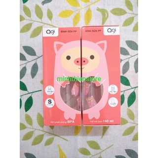 Bình sữa PP AGI cổ hẹp 140ml