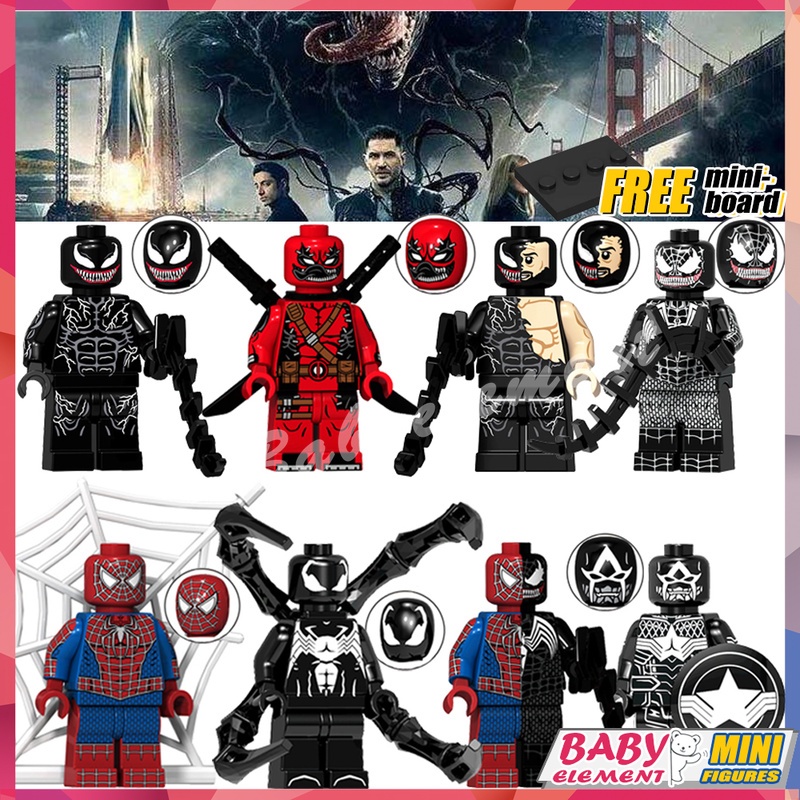 Mô Hình Đồ Chơi Nhân Vật Deadpool Spiderman Venom 8 Loại KT1010