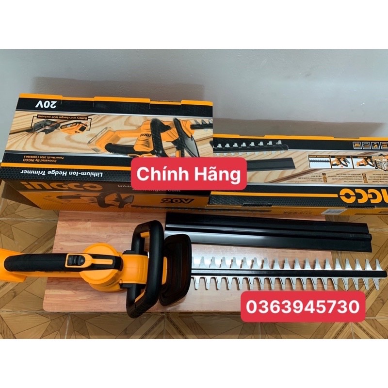 INGCO Máy cắt tỉa hàng rào dùng pin Lithium 20V CHTLI20018