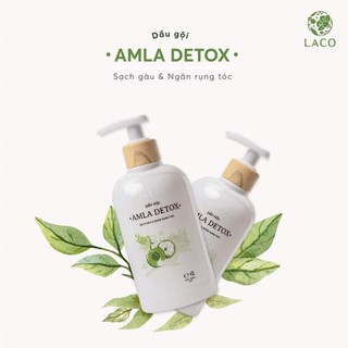 🎁Dầu gội AMLA DETOX 300ml sạch gàu suôn mượt ngăn rụng tóc + 🎁 tặng 3 kẹp tóc
