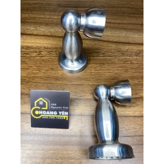 Combo 2 Hít cửa nam châm, chặn cửa inox 201 chống gió va đập