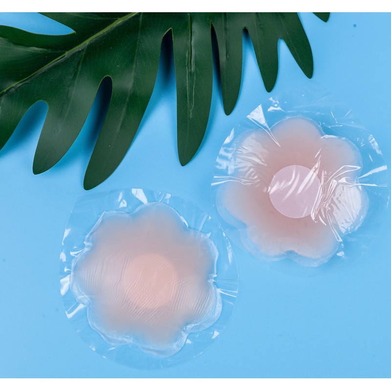 Miếng dán ngực cánh hoa silicon Mini CHE TI tiện dụng tái sử dụng nhiều lần