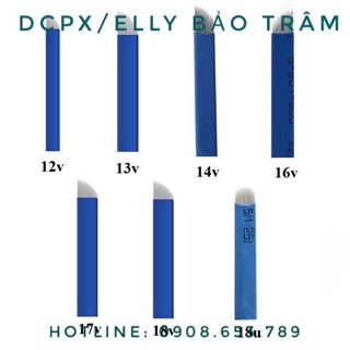 (10 chiếc) Dao chéo điêu khắc chân mày/Dcpx Elly Bảo Trâm
