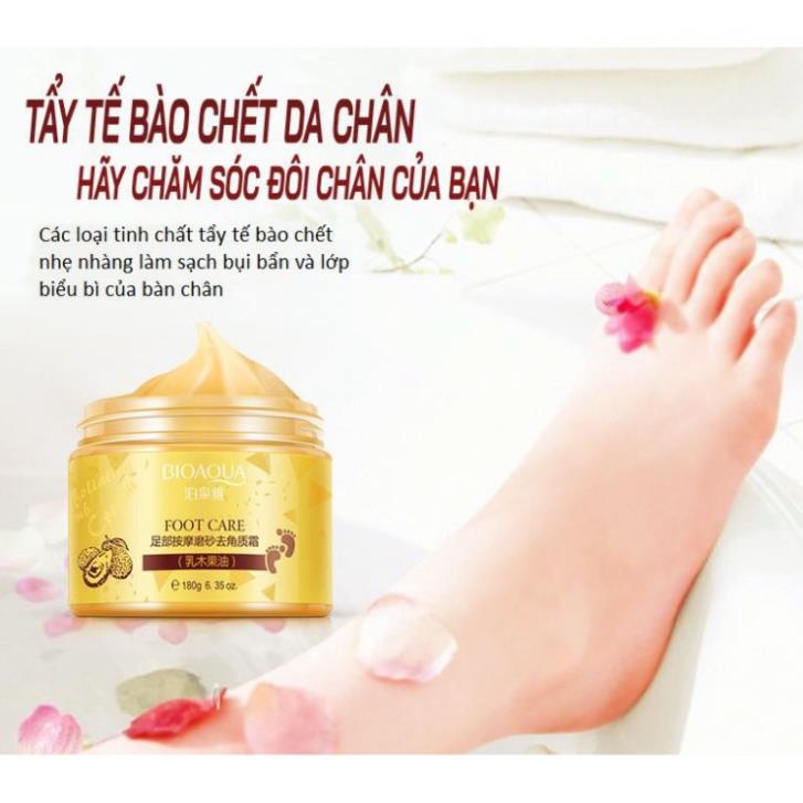 Kem tẩy tế bào chết gót chân Bioaqua LALA