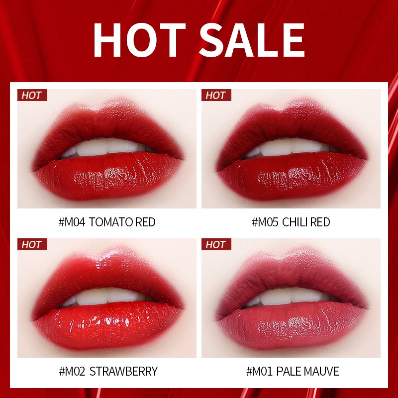 Son môi FENYI 6 màu sắc khác tùy chọn đỏ lấp lánh/ màu đỏ tươi/ đỏ mận 3.5g | BigBuy360 - bigbuy360.vn