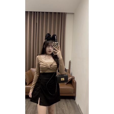 CVA012 Chân Váy A Xếp Ly Sườn Maii Thươngg Bigsize | BigBuy360 - bigbuy360.vn