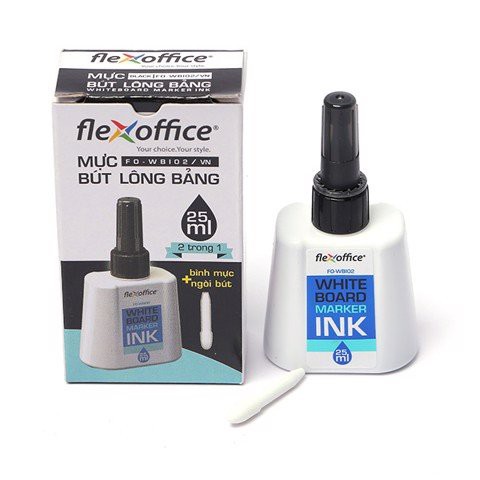 [Mã BMBAU50 giảm 50K đơn 150K] Mực Bút Viết Bảng Flexoffice FO-WBI02 25ml