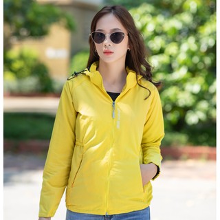 Áo gió nữ Laroma 2 | Giữ ấm - Cản gió - Chống nước - Mũ rời