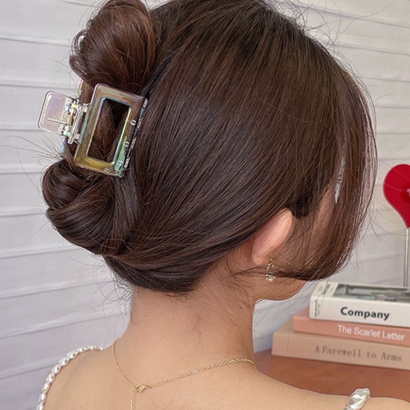 Kẹp Tóc Thiết Kế Trong Suốt Đơn Giản Thời Trang Dành Cho Nữ