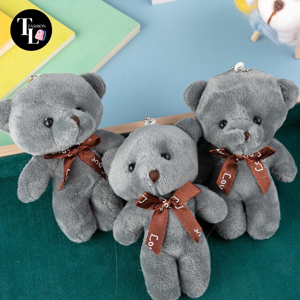 Móc khóa gấu bông treo balo túi xách siêu xinh giá cực rẻ-TL