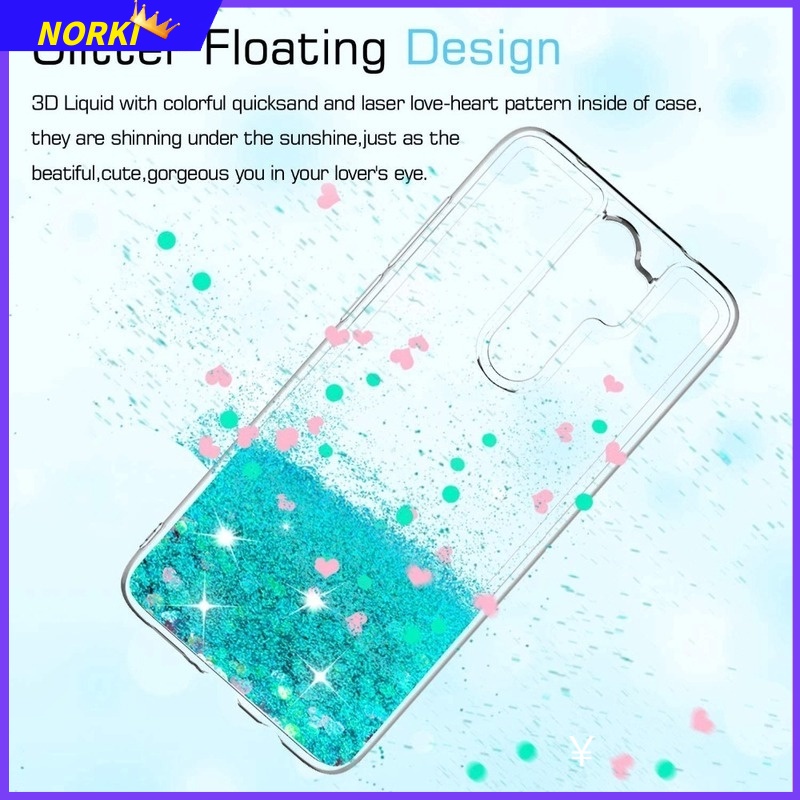 Ốp Điện Thoại Kim Tuyến Nước Cho OPPO A96 A95 A94 A93 A92 A76 A72 A55 A54 A53 A36 A31 A12 A12E A7 A5S A5 A9 2020 F11Pro F9