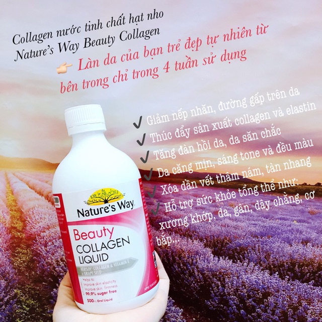 Collagen nước natures way 500ml