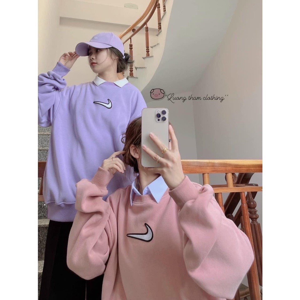 Áo nỉ, áo sweater tay bồng NAIKI mẫu mới