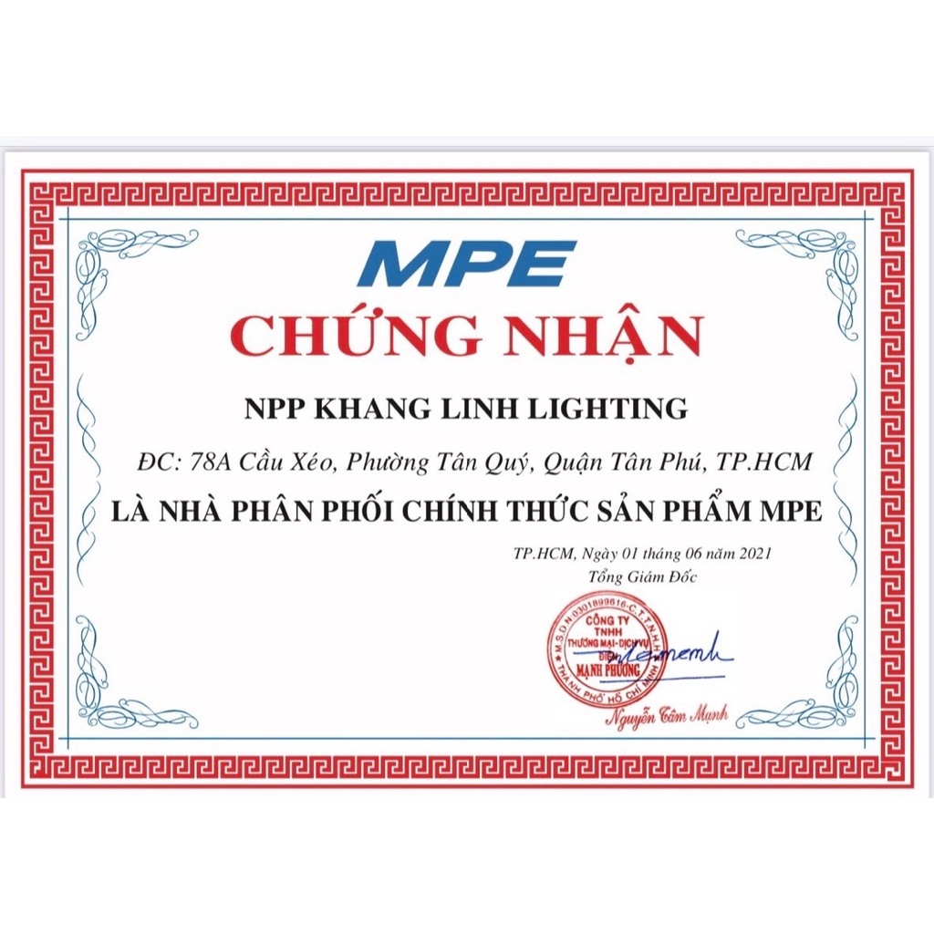 Ổ CẮM CÓ DÂY DI ĐỘNG 2 CHẤU + 3USB HÀNG CHÍNH HÃNG MPE