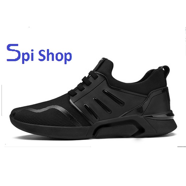 Giày nam  FREESHIP extra   Giày Thể Thao Sneakers S9 Full đen sang trọng