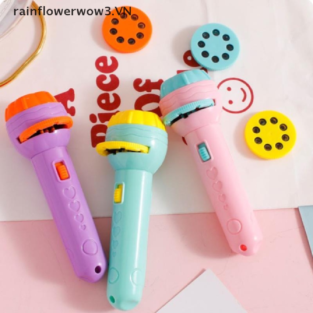 Đồ chơi đèn pin chiếu hình kể chuyện khi chuẩn bị ngủ vui nhộn dành cho trẻ em