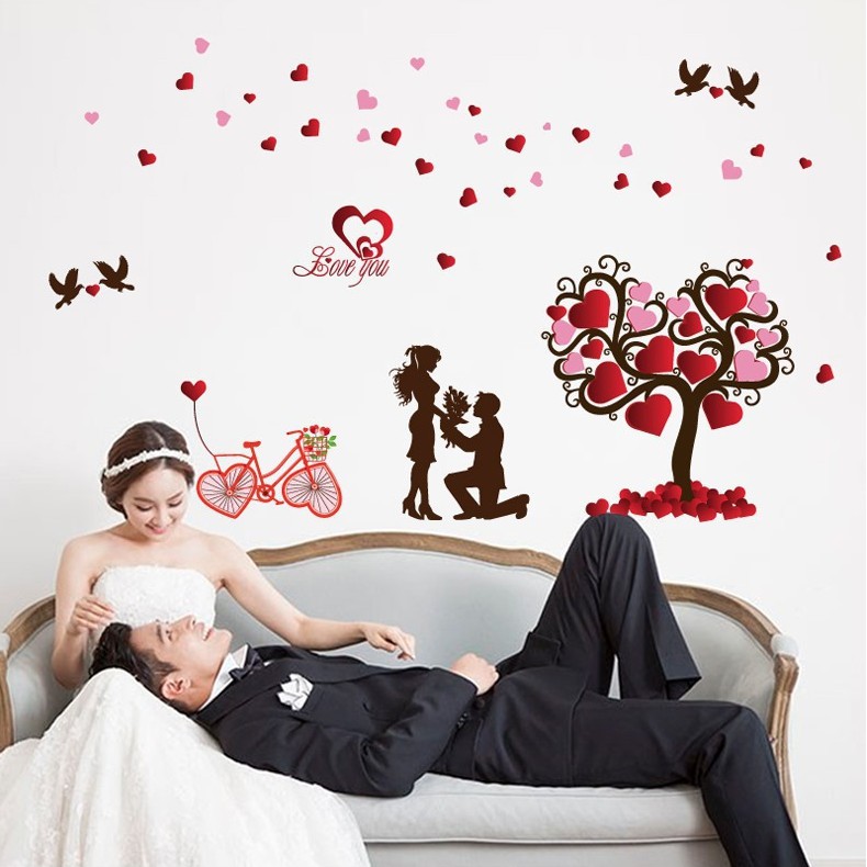 Decal Tình yêu lãng mạn