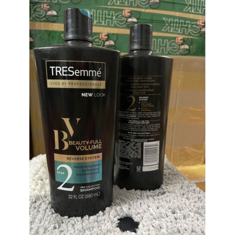 Dầu gội làm dày và phồng chân tóc TRESEMME 650ml