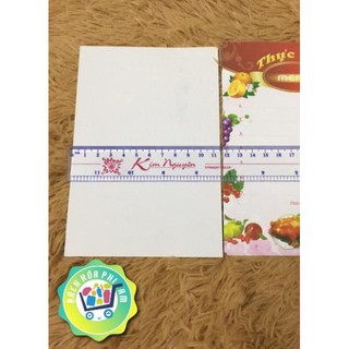 Giấy viết thực đơn bìa cứng