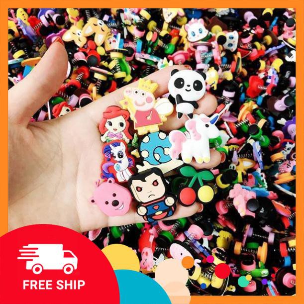 10 Jitbitz sticker 2D đủ loại khác nhau gắn dép Sục, dép cá sấu, phụ kiện gắn giày dép