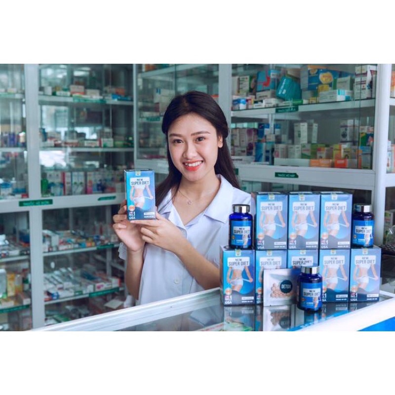 Viên uống giảm cân new super diet của mỹ dành cho cơ địa khó giảm