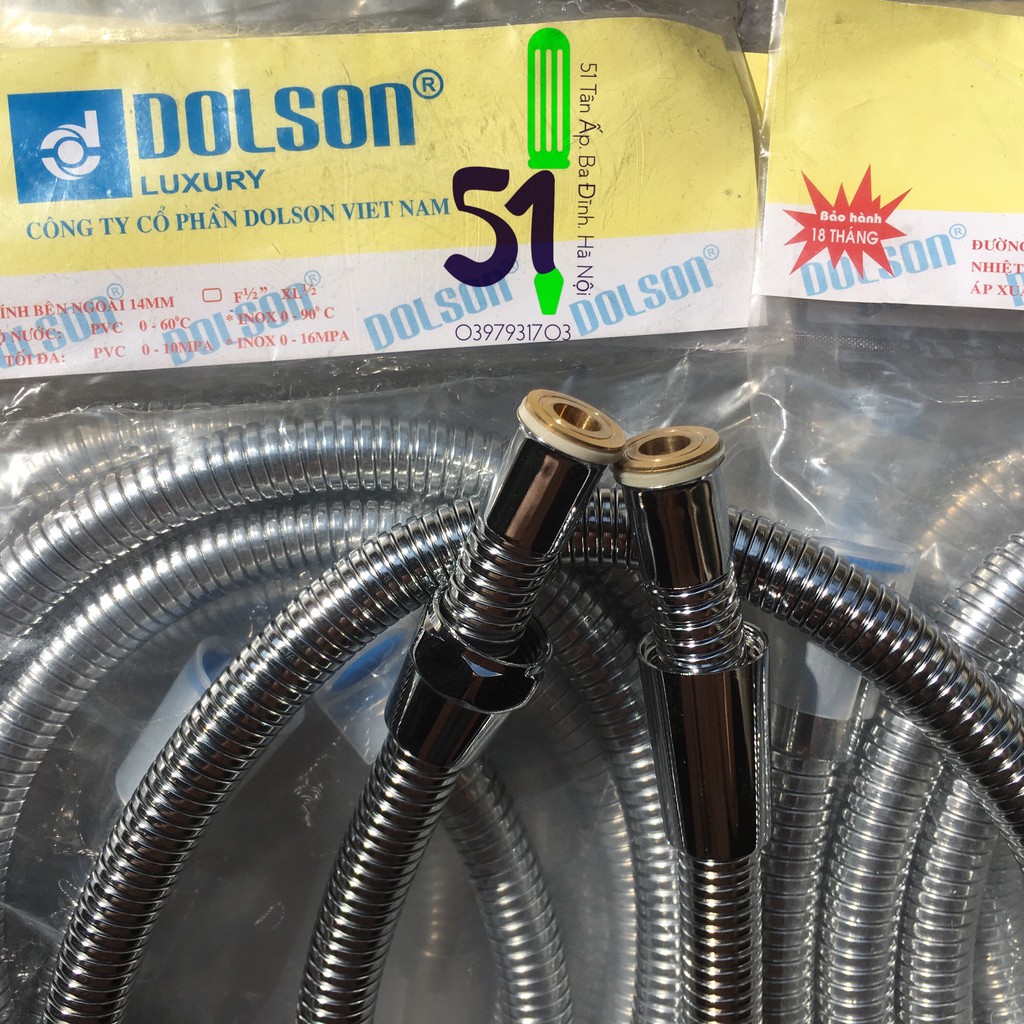 Dây vòi hoa sen | Dây vòi xịt toilet inox Dolson