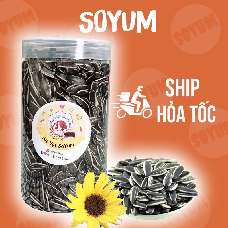 Hướng dương vị truyền thống 350g, ăn vặt SoYum vừa ngon vừa rẻ