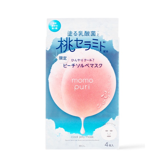Mặt Nạ Dưỡng Ẩm Hương Đào Tươi Mát Momopuri Jelly Mask Cool 25ml