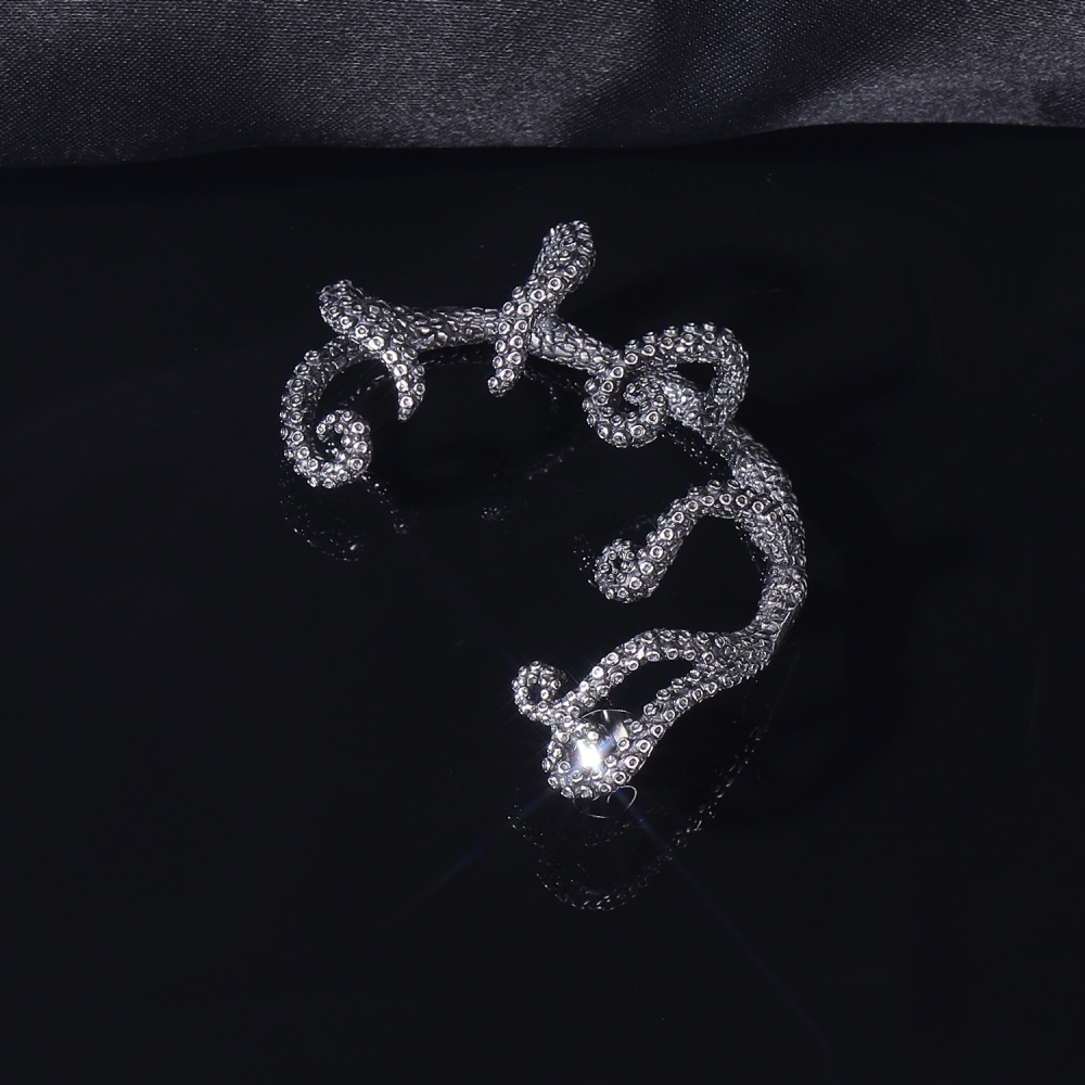 Khuyên Vành Tai Hình Móng Vuốt Rồng Bạch Tuộc Phong Cách Gothic Punk