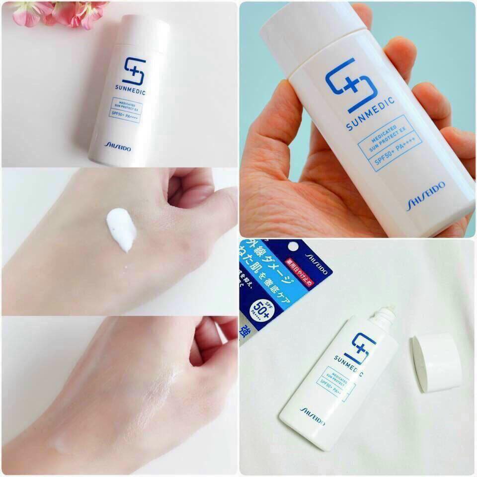 Kem chống nắng Shiseido Sunmedic medicated sun protect spf50+ pa+++ - HÀNG NỘI ĐỊA NHẬT