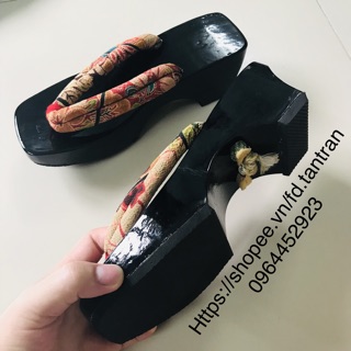 Geta nữ/guốc gỗ Nhật Bản m21051