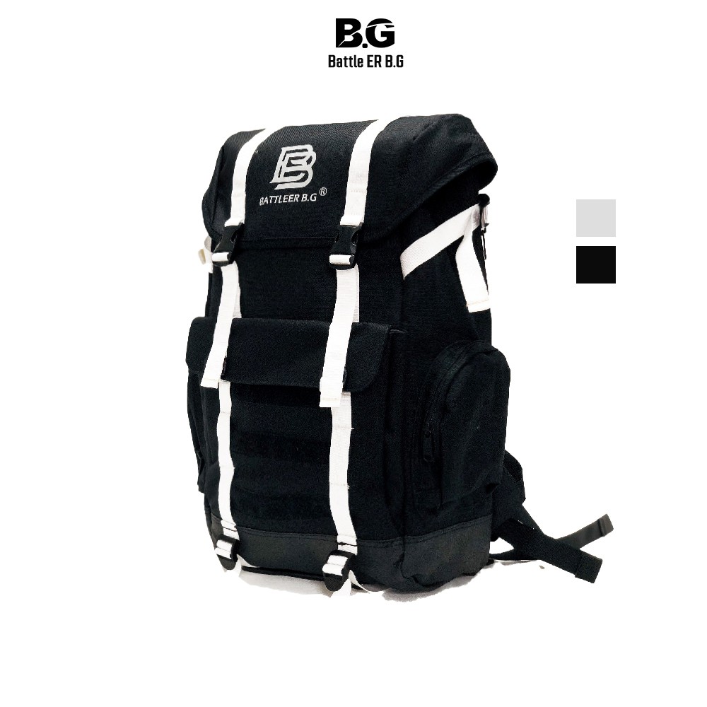 Balo phượt BATTLE ER B.G mẫu BB x001 Black Unisex Streetwear Backpack