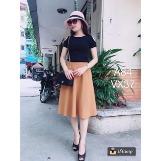 Chân váy xòe đủ màu