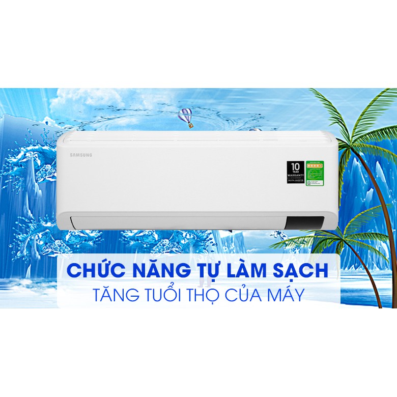 Máy lạnh Samsung Inverter 1 HP AR10TYHYCWKN/SV (Miễn phí giao tại HCM-ngoài tỉnh liên hệ shop)