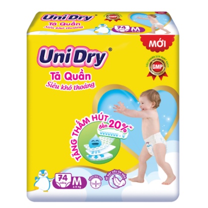 TÃ QUẦN UNIDRY KHÔ THOÁNG  M74 /L68/ XXL56/xl62 MIẾNG
