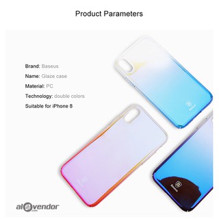 Ốp lưng Baseus Glaze đổi màu cho iPhone X