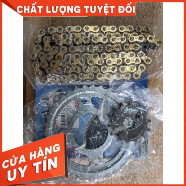 [ GIÁ ƯU ĐÃI ] Bộ nhông sên đĩa cho Axelo 125 NHẬP KHẨU CHÍNH HÃNG SUZUKI INDONESIA