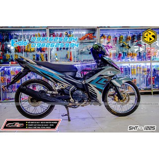 tem rời exciter 135 xanh xám lc
