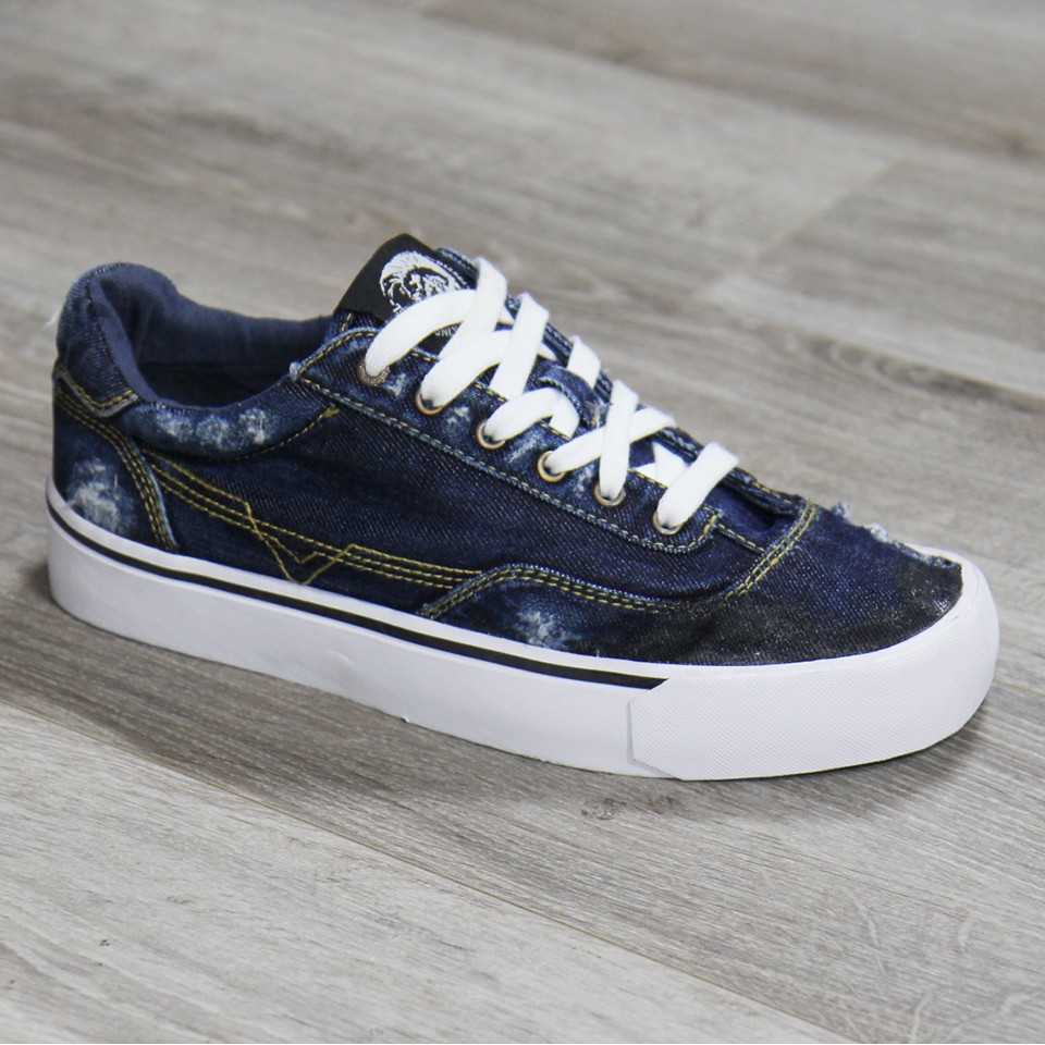 Giầy Diesel vải jean S-Voyake Low
