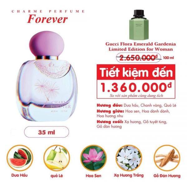 Nước hoa Charme Forever 35ml