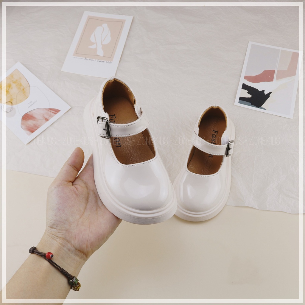 Giày búp bê da bóng cho bé gái Zonekids - B14
