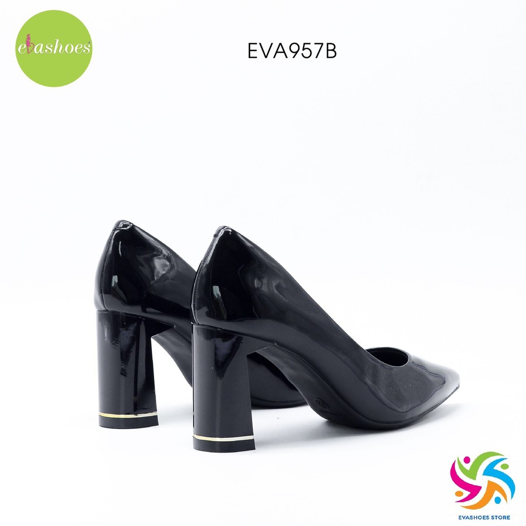 Giầy công sở gót trụ cao cấp 7cm chính hãng Evashoes - Eva957B