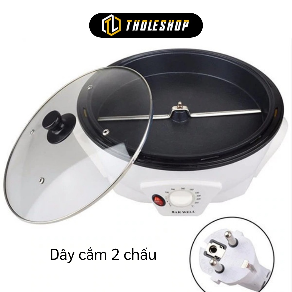 Máy Rang Cà Phê - Nồi Rang Ngũ Cốc Mini Tại Nhà Không Sợ Bị Cháy, Sản Phẩm Cách Nhiệt 4137