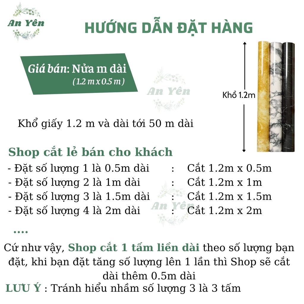 Giấy dán tường khổ 1m2 PVC dày chống thấm nước họa tiết giả đá hoa cương,giấy dán tường phủ pvc kèm keo dán chống ẩm mốc